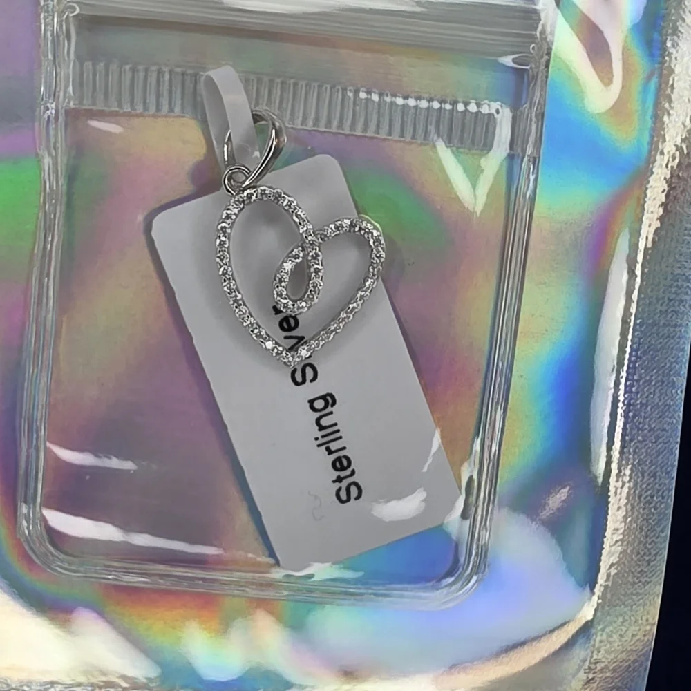 Moissanite sparkle fine open